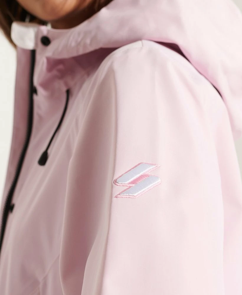 SUPERDRY Hooded SD-Windbreaker Coat Black 4 SUPERDRY Hooded SD-Windbreaker Coat Black - Image 4