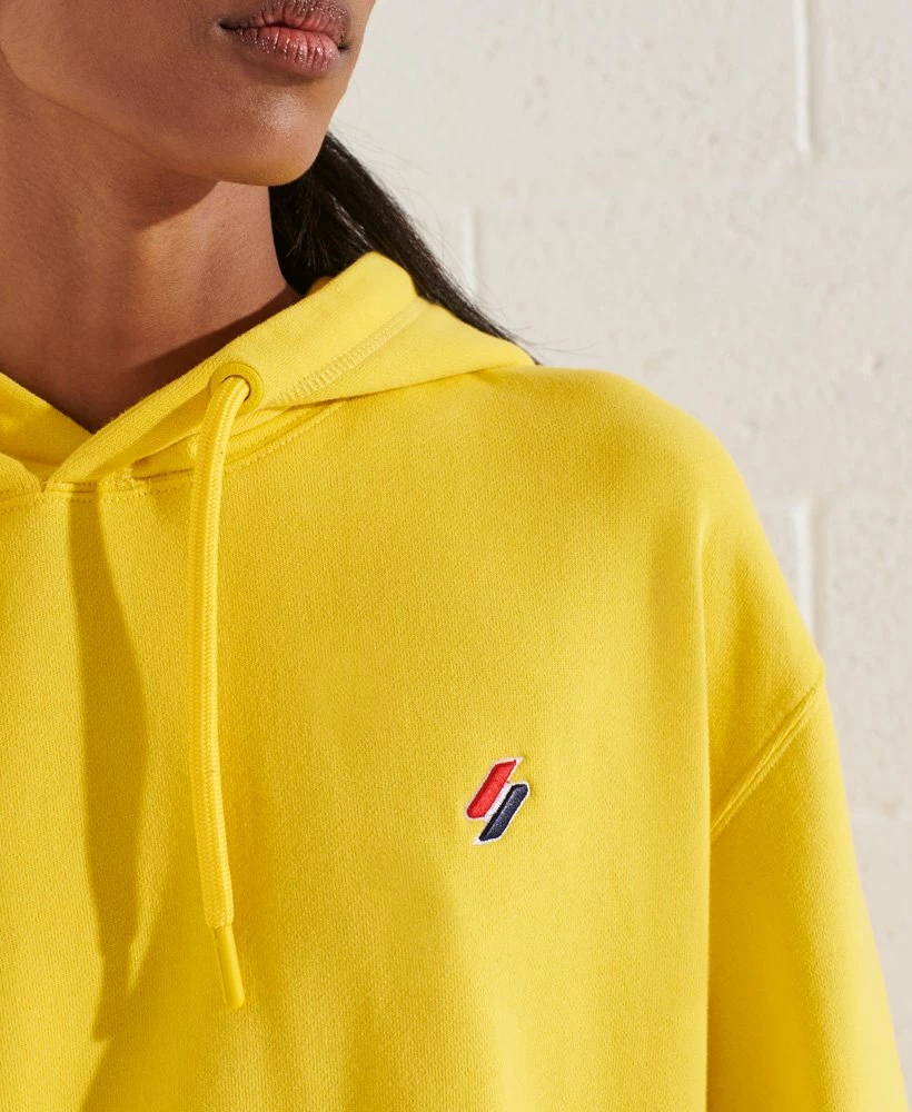 SUPERDRY Organic Cotton Essential Oversized Hoodie Optic 3 SUPERDRY Organic Cotton Essential Oversized Hoodie Optic - Image 3