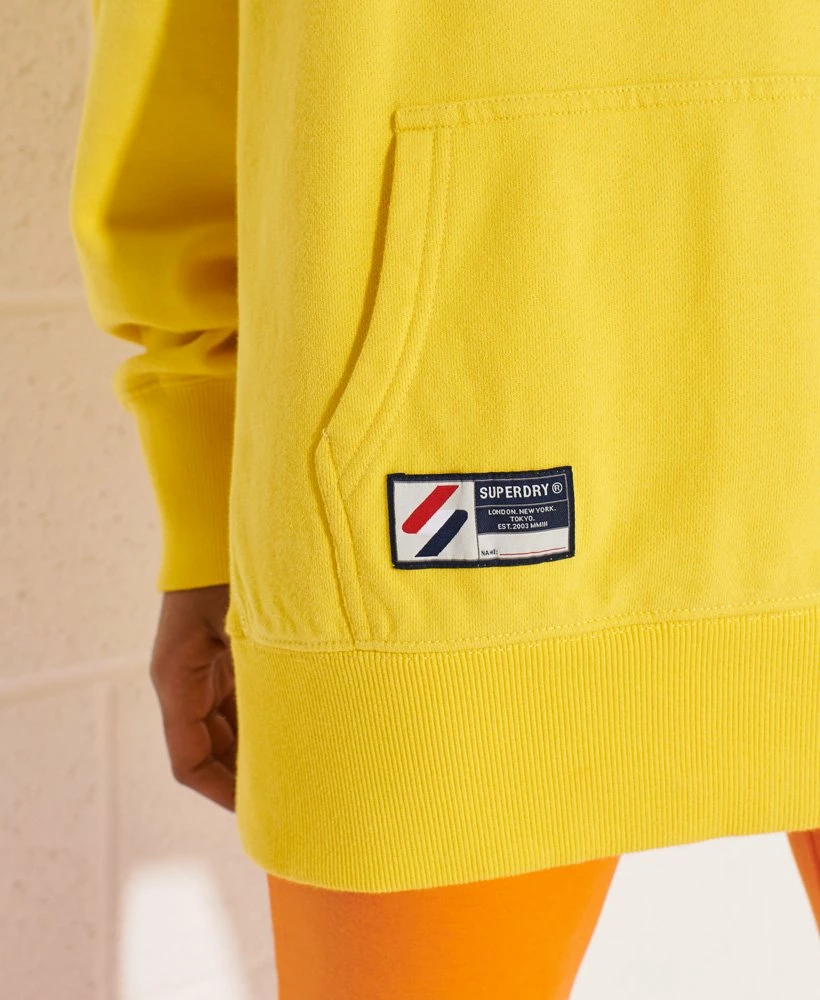 SUPERDRY Organic Cotton Essential Oversized Hoodie Optic 4 SUPERDRY Organic Cotton Essential Oversized Hoodie Optic - Image 4