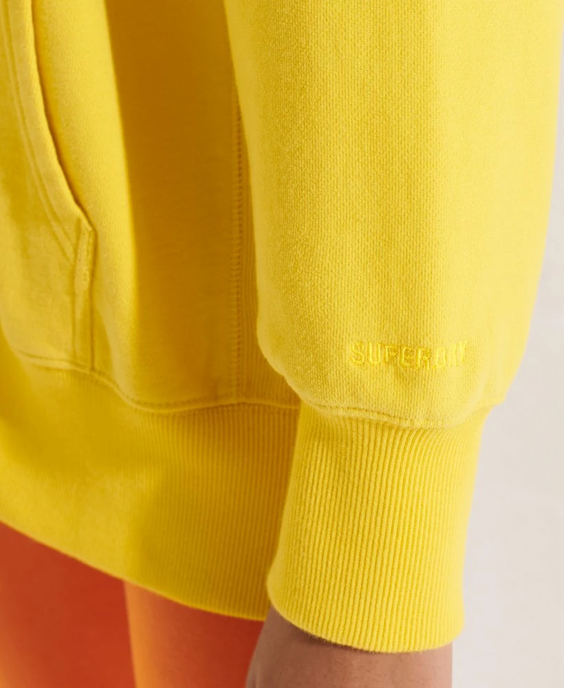 SUPERDRY Organic Cotton Essential Oversized Hoodie Optic 5 SUPERDRY Organic Cotton Essential Oversized Hoodie Optic - Image 5