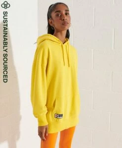 SUPERDRY Organic Cotton Essential Oversized Hoodie Black -Sportswear Sales 2022 upload9223368955665976409