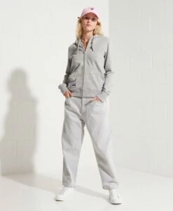 SUPERDRY Code Essential Zip Hoodie Black