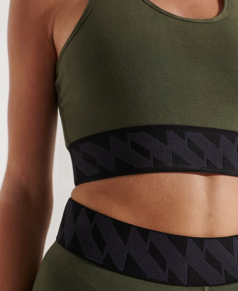 SUPERDRY Organic Cotton Code Elastic Bra Optic 3 SUPERDRY Organic Cotton Code Elastic Bra Optic - Image 3