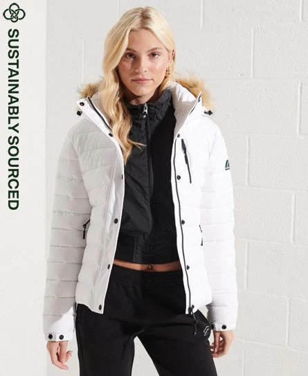 SUPERDRY Classic Faux Fur Fuji Jacket Eclipse Navy 7 SUPERDRY Classic Faux Fur Fuji Jacket Eclipse Navy - Image 7