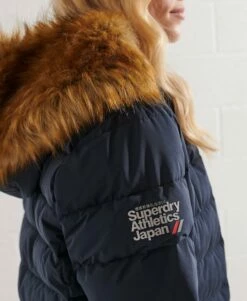 SUPERDRY Arctic Longline Puffer Coat Black -Sportswear Sales 2022 upload9223368955665978235