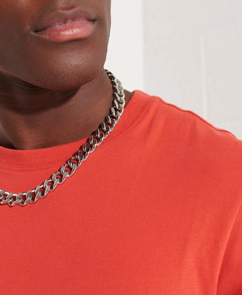 SUPERDRY Unisex Organic Cotton Essential T-Shirt Burnt Orange 2 SUPERDRY Unisex Organic Cotton Essential T-Shirt Burnt Orange - Image 2