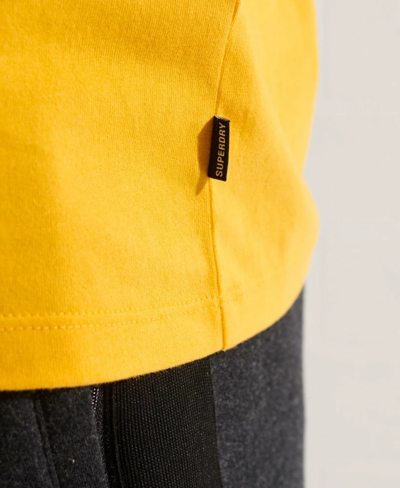 SUPERDRY Unisex Organic Cotton Essential T-Shirt Shaker Beige 3 SUPERDRY Unisex Organic Cotton Essential T-Shirt Shaker Beige - Image 3