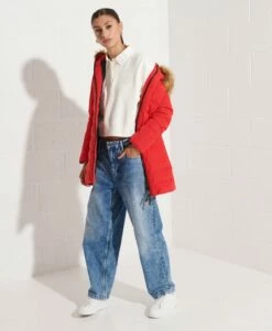 SUPERDRY Arctic Tall Puffer Coat Navy