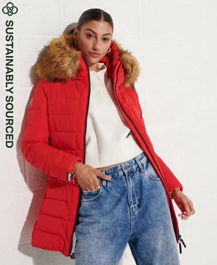 SUPERDRY Arctic Tall Puffer Coat Charcoal 11 SUPERDRY Arctic Tall Puffer Coat Charcoal - Image 11