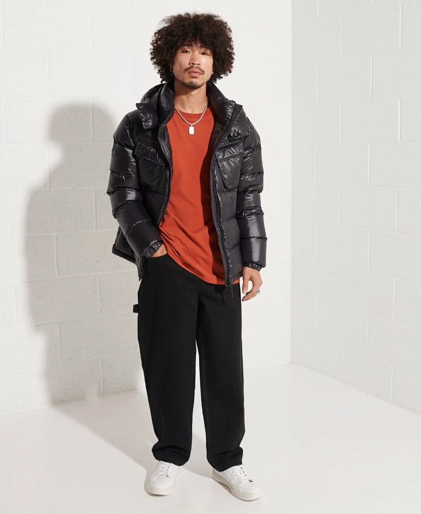 SUPERDRY Unisex Organic Cotton Essential T-Shirt Americana Red 1 SUPERDRY Unisex Organic Cotton Essential T-Shirt Americana Red