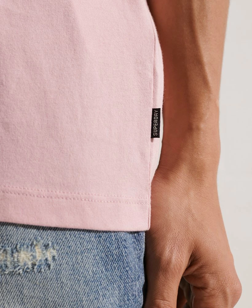 SUPERDRY Unisex Organic Cotton Essential T-Shirt Burnt Orange 3 SUPERDRY Unisex Organic Cotton Essential T-Shirt Burnt Orange - Image 3