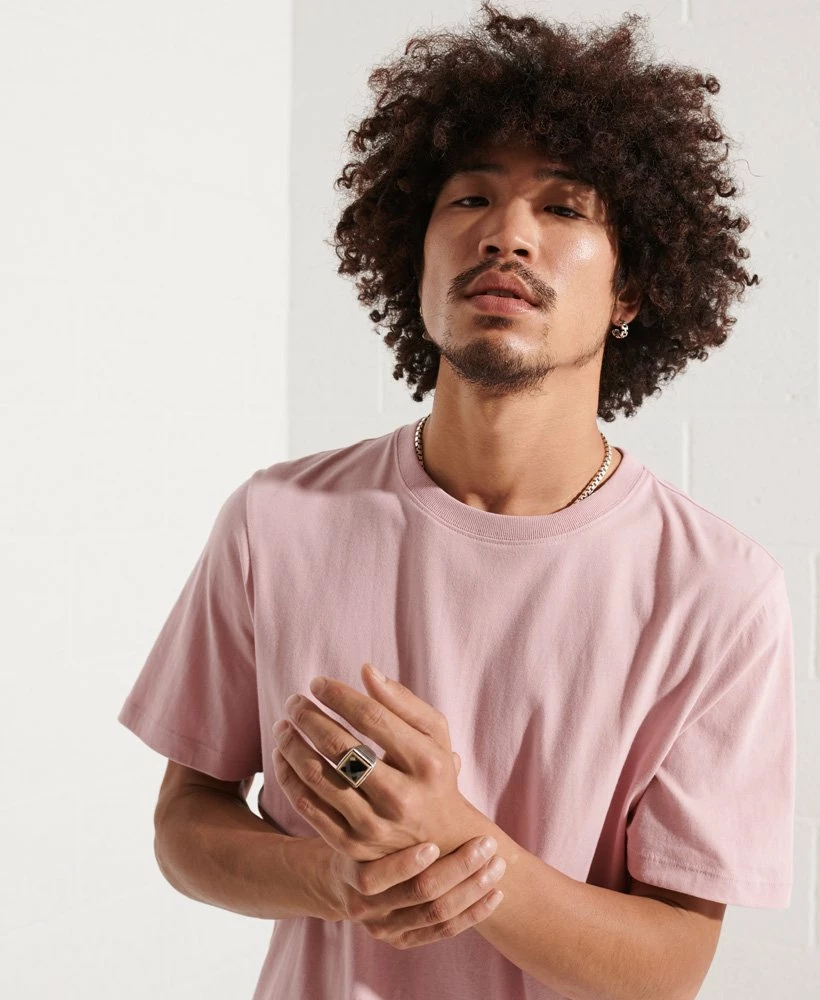 SUPERDRY Unisex Organic Cotton Essential T-Shirt Burnt Orange 2 SUPERDRY Unisex Organic Cotton Essential T-Shirt Burnt Orange - Image 2