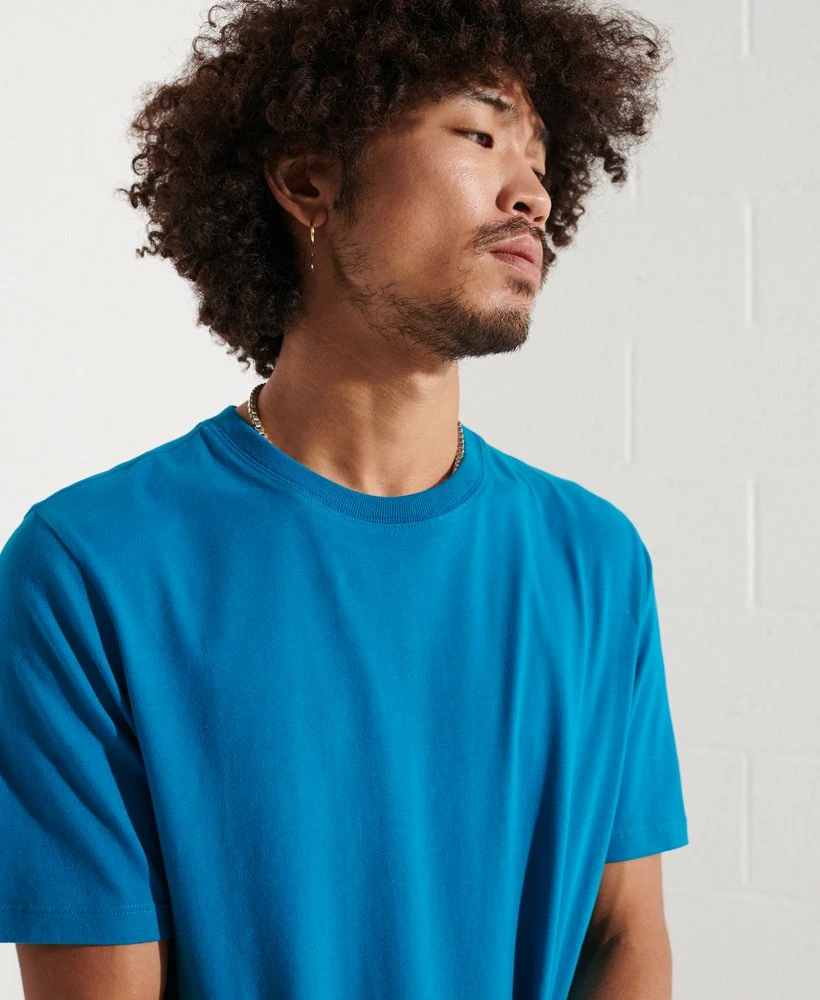 SUPERDRY Unisex Organic Cotton Essential T-Shirt Utah Gold 2 SUPERDRY Unisex Organic Cotton Essential T-Shirt Utah Gold - Image 2