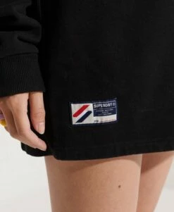 SUPERDRY City College Crew Sweatshirt Dress Mazarine Blue 14 SUPERDRY City College Crew Sweatshirt Dress Mazarine Blue -Sportswear Sales 2022 upload9223368955665981445