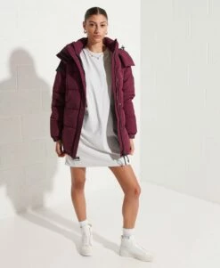 SUPERDRY Expedition Cocoon Padded Coat Dark Moss