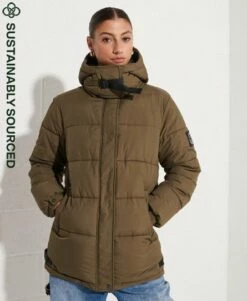 SUPERDRY Expedition Cocoon Padded Coat Dark Moss -Sportswear Sales 2022 upload9223368955665981738 1
