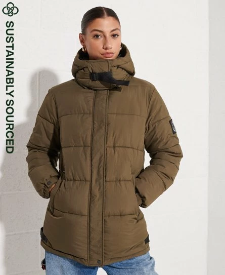 SUPERDRY Expedition Cocoon Padded Coat Dark Moss 11 SUPERDRY Expedition Cocoon Padded Coat Dark Moss - Image 11
