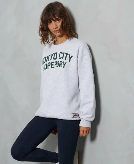 SUPERDRY Limited Edition City College Sweatshirt Richest Navy 7 SUPERDRY Limited Edition City College Sweatshirt Richest Navy - Image 7