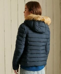 SUPERDRY Classic Faux Fur Fuji Jacket Eclipse Navy -Sportswear Sales 2022 upload9223368955665986845