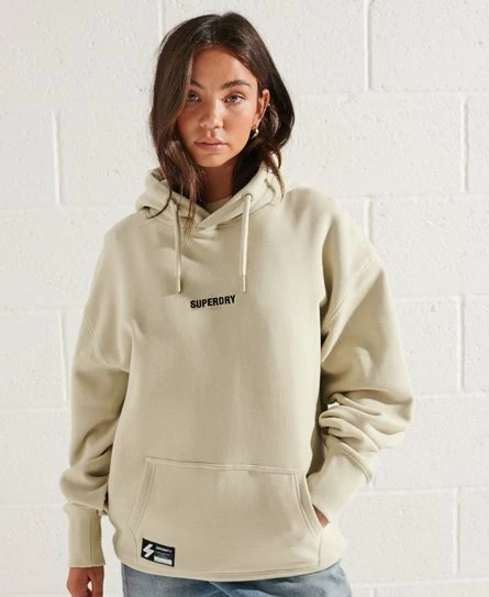 SUPERDRY Micro Logo Oversized Hoodie Black 9 SUPERDRY Micro Logo Oversized Hoodie Black - Image 9