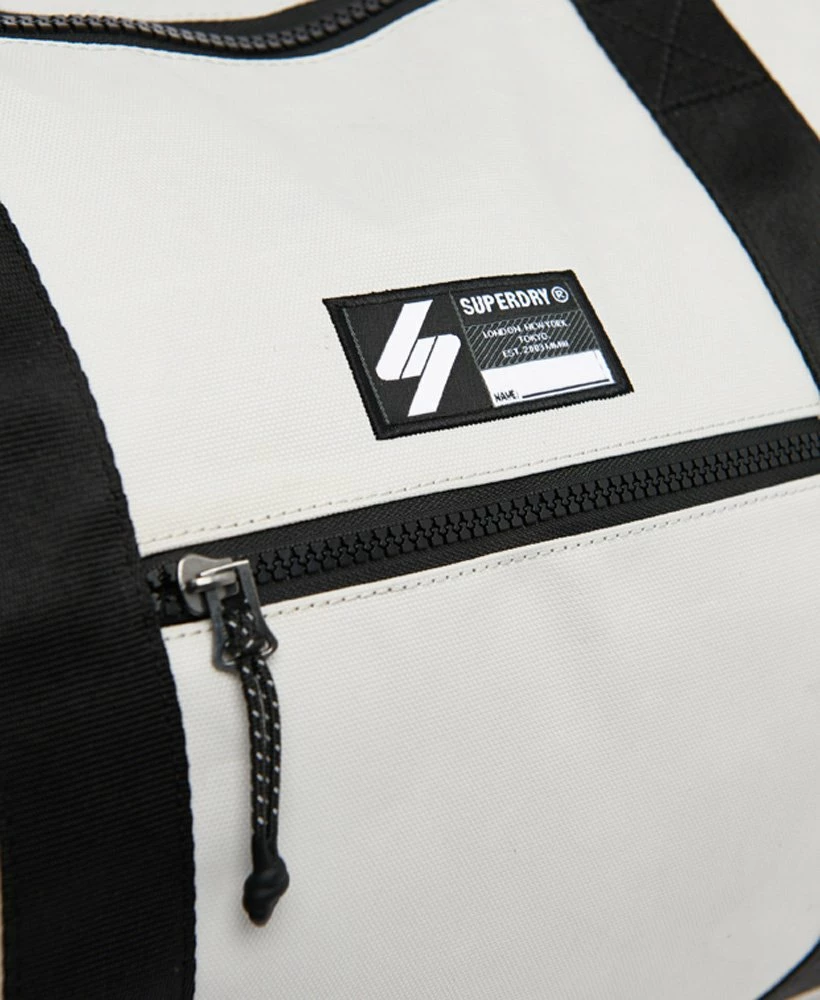 SUPERDRY Unisex Code Barrel Bag Grey 6 SUPERDRY Unisex Code Barrel Bag Grey - Image 6