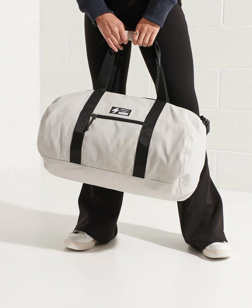 SUPERDRY Unisex Code Barrel Bag Grey 1 SUPERDRY Unisex Code Barrel Bag Grey