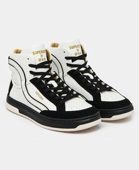 SUPERDRY Vegan Basket Lux Trainers Black/white 21 SUPERDRY Vegan Basket Lux Trainers Black/white - Image 21