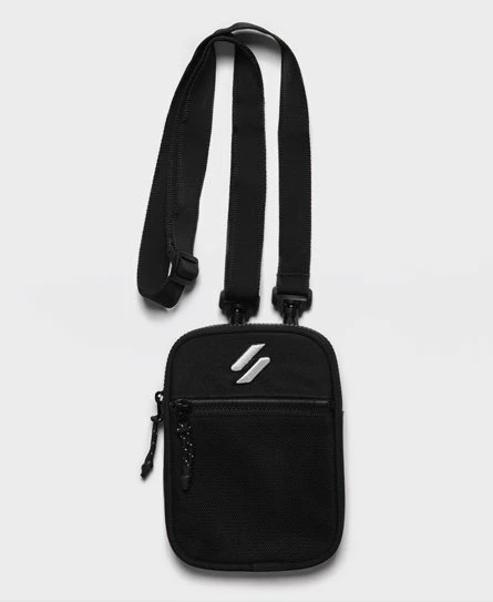 SUPERDRY Unisex Sport Pouch Black 3 SUPERDRY Unisex Sport Pouch Black - Image 3