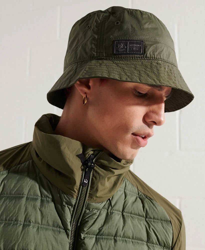 SUPERDRY Unisex Expedition Bucket Hat Dark Moss 2 SUPERDRY Unisex Expedition Bucket Hat Dark Moss - Image 2