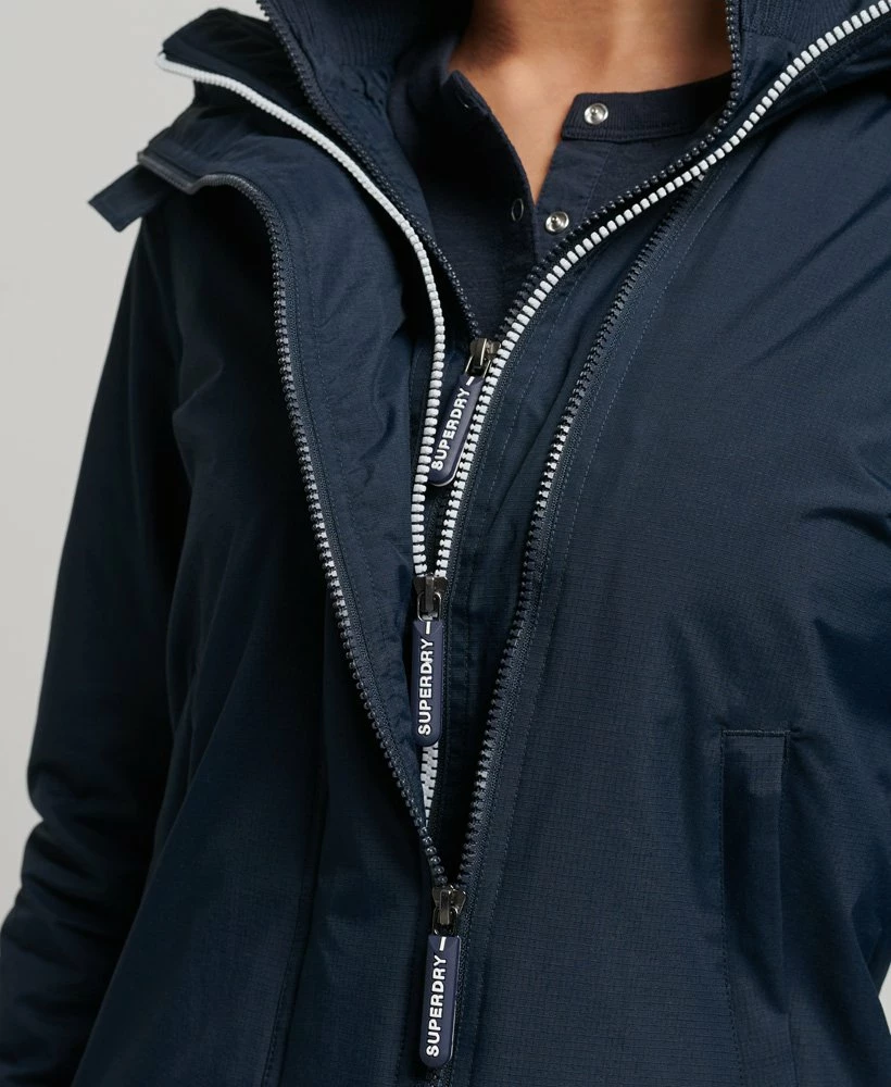 SUPERDRY Pop Zip Hooded Arctic SD-Windcheater Jacket Black/black/punk Pink 4 SUPERDRY Pop Zip Hooded Arctic SD-Windcheater Jacket Black/black/punk Pink - Image 4