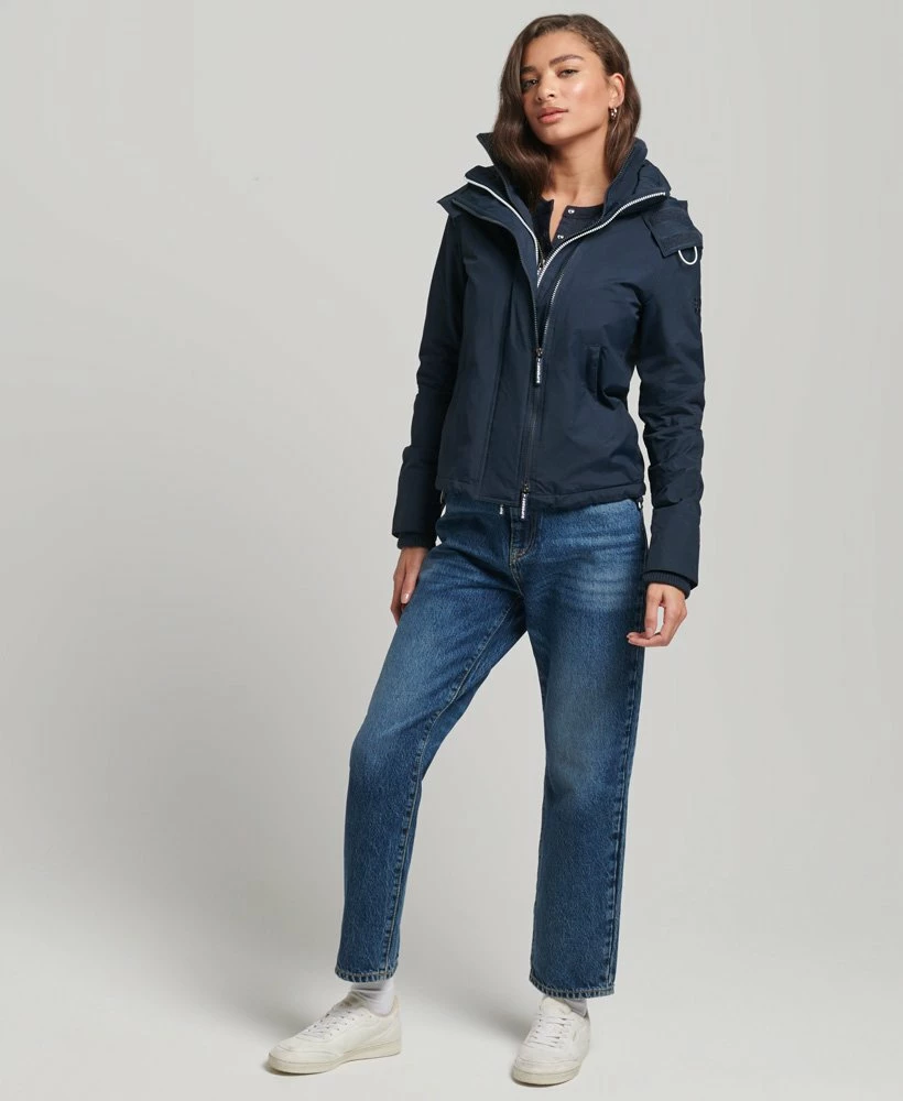 SUPERDRY Pop Zip Hooded Arctic SD-Windcheater Jacket Black/black/punk Pink 1 SUPERDRY Pop Zip Hooded Arctic SD-Windcheater Jacket Black/black/punk Pink