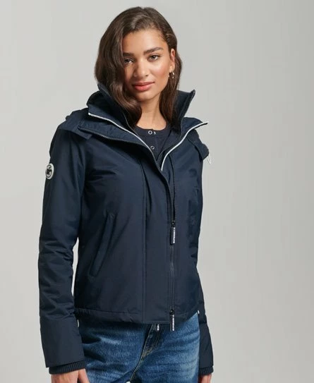 SUPERDRY Pop Zip Hooded Arctic SD-Windcheater Jacket Eclipse Navy/ecru 9 SUPERDRY Pop Zip Hooded Arctic SD-Windcheater Jacket Eclipse Navy/ecru - Image 9