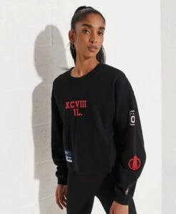 SUPERDRY Varsity Arch Batwing Crew Sweatshirt Black 20 SUPERDRY Varsity Arch Batwing Crew Sweatshirt Black -Sportswear Sales 2022 upload9223368955666000049 1