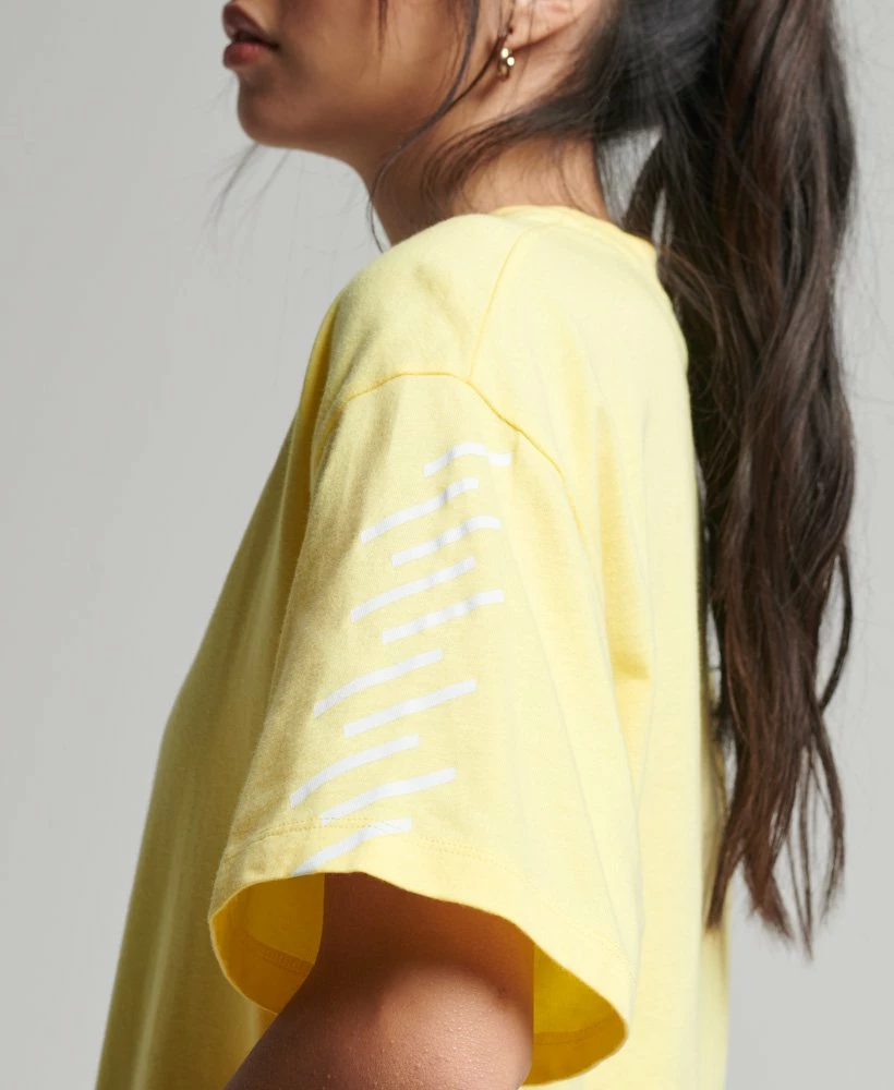 SUPERDRY Code Core Sport T-Shirt Grey Marl 2 SUPERDRY Code Core Sport T-Shirt Grey Marl - Image 2