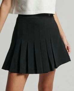 SUPERDRY Code Essential Tennis Skirt Black -Sportswear Sales 2022 upload9223368955666009165 1