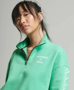 SUPERDRY Code Core Sport Half-Zip Top Deep Navy