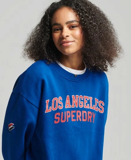 SUPERDRY Limited Edition City College Sweatshirt Enamel Green 10 SUPERDRY Limited Edition City College Sweatshirt Enamel Green - Image 10