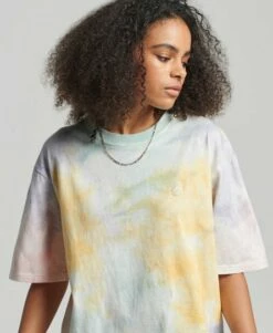SUPERDRY Pastel Tie Dye T-Shirt Optic Tie Dye -Sportswear Sales 2022 upload9223368955666009884