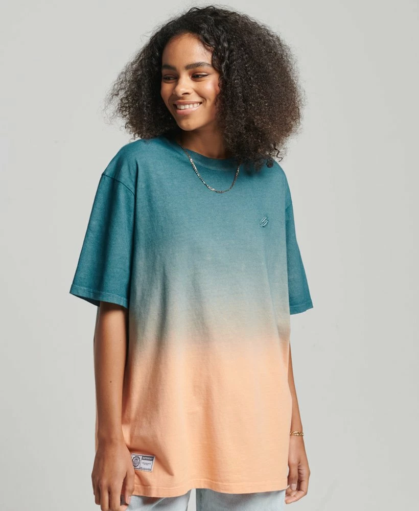 SUPERDRY Dip Dye 2.0 T-Shirt Forest/quince Yellow 1 SUPERDRY Dip Dye 2.0 T-Shirt Forest/quince Yellow