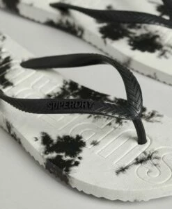 SUPERDRY Code Tie Dye Flip Flops Purple Tie Dye