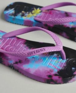SUPERDRY Code Tie Dye Flip Flops Mono Tie Dye