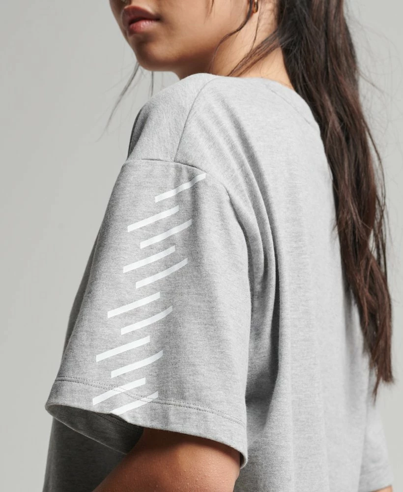 SUPERDRY Code Core Sport T-Shirt Petrol 2 SUPERDRY Code Core Sport T-Shirt Petrol - Image 2