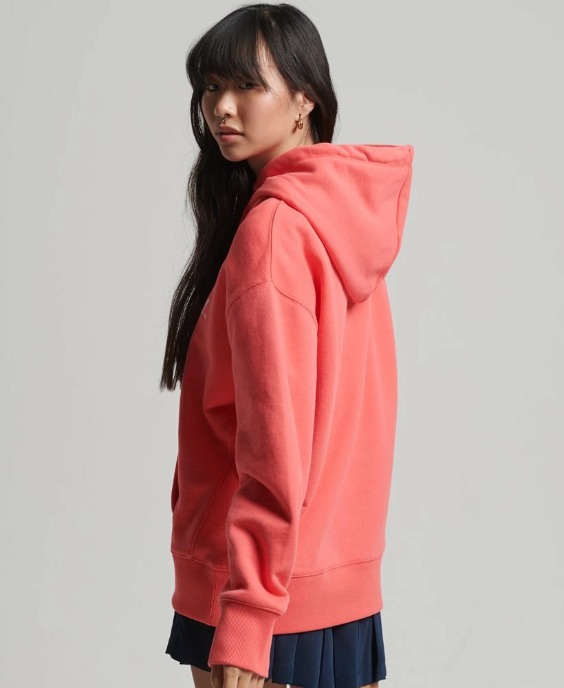SUPERDRY Code Applique Oversized Hoodie Oatmeal 2 SUPERDRY Code Applique Oversized Hoodie Oatmeal - Image 2