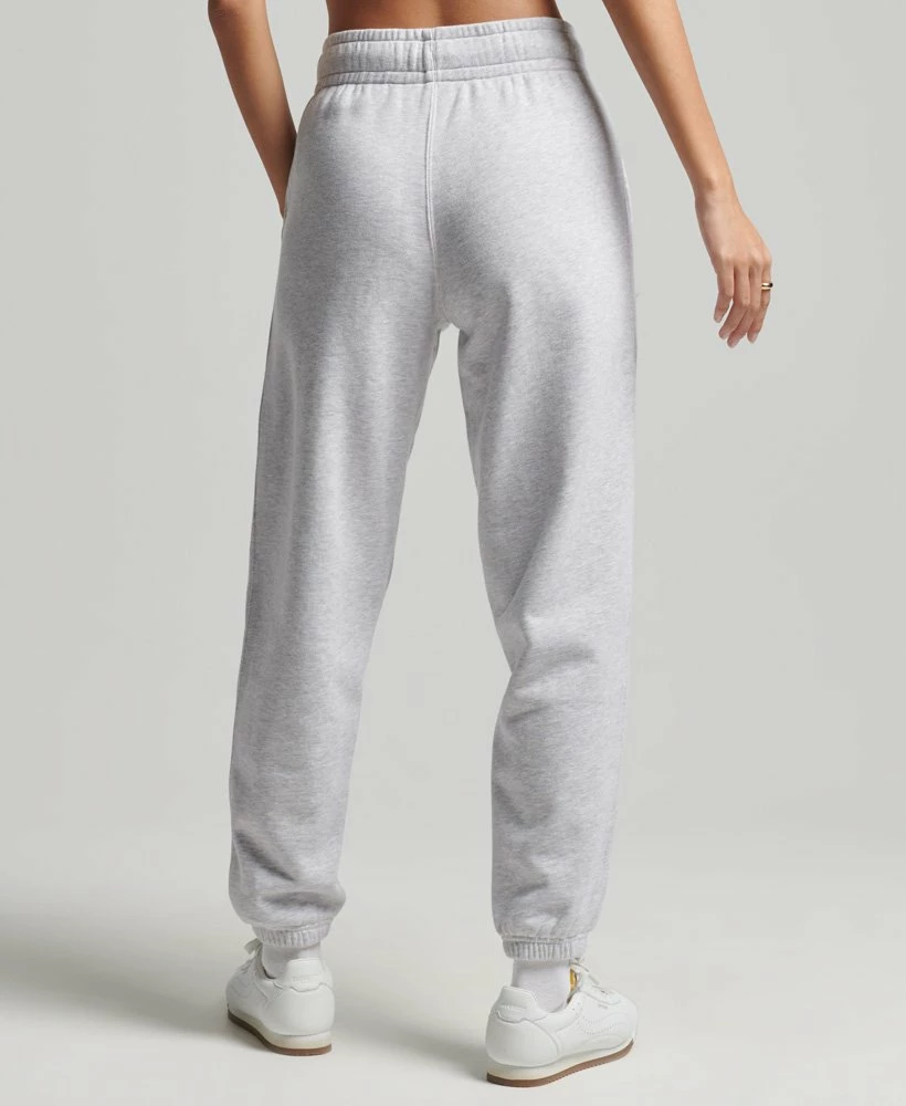 SUPERDRY Applique Logo Joggers Cadet Grey Marl 1 SUPERDRY Applique Logo Joggers Cadet Grey Marl
