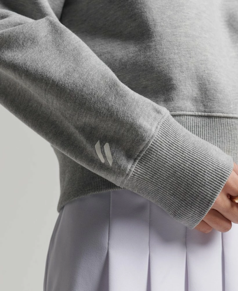 SUPERDRY Code Core Sport Half Zip Top Soft Pink 3 SUPERDRY Code Core Sport Half Zip Top Soft Pink - Image 3