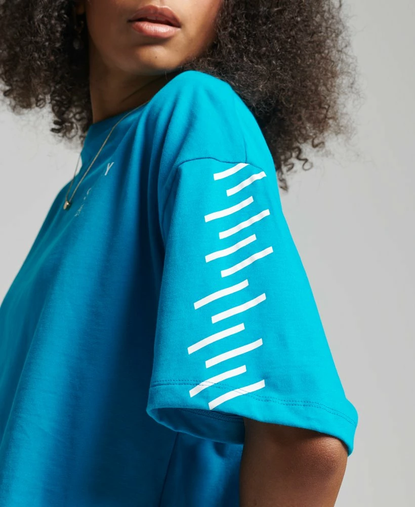 SUPERDRY Code Core Sport T-Shirt Pale Yellow 3 SUPERDRY Code Core Sport T-Shirt Pale Yellow - Image 3