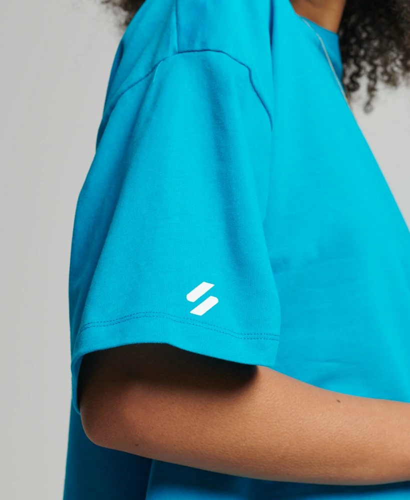 SUPERDRY Code Core Sport T-Shirt Pale Yellow 2 SUPERDRY Code Core Sport T-Shirt Pale Yellow - Image 2