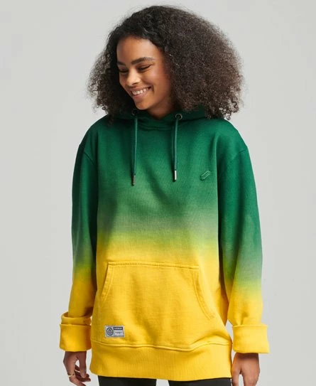 SUPERDRY Dip Dye 2.0 Hoodie Forest/quince Yellow 6 SUPERDRY Dip Dye 2.0 Hoodie Forest/quince Yellow - Image 6