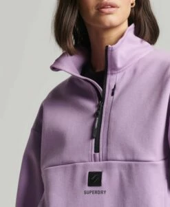 SUPERDRY Tech Batwing Half Zip Sweatshirt Mid Lilac 8 SUPERDRY Tech Batwing Half Zip Sweatshirt Mid Lilac -Sportswear Sales 2022 upload9223368955666015840