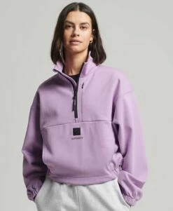 SUPERDRY Tech Batwing Half Zip Sweatshirt Mid Lilac 11 SUPERDRY Tech Batwing Half Zip Sweatshirt Mid Lilac -Sportswear Sales 2022 upload9223368955666015844 1